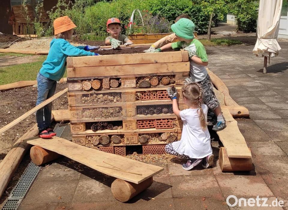 Amberg: Erlöser-Kindergarten macht aus Garten Abenteuerland | Onetz