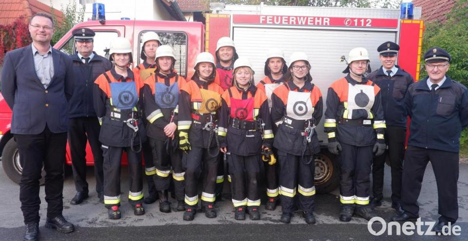 Ransbacher Feuerwehrleute zeigen bei Prüfung tadellose Leistung Onetz