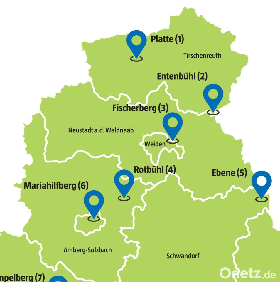 Gipfeltour durch die Oberpfalz