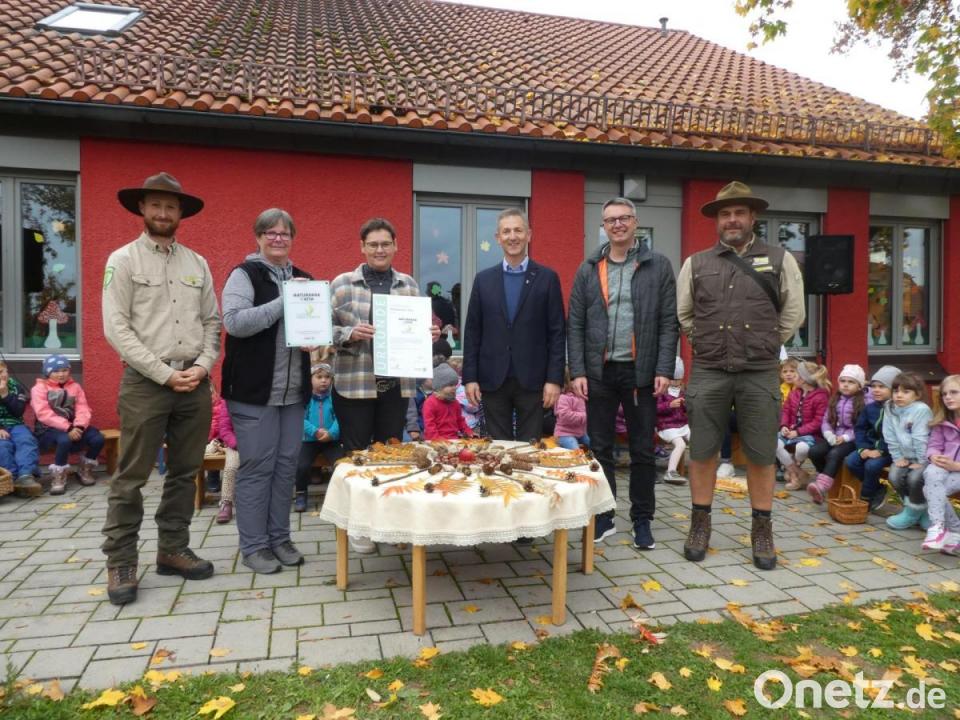 Kindergarten St. Vitus in Ursensollen ist nun Naturpark-Kita | Onetz