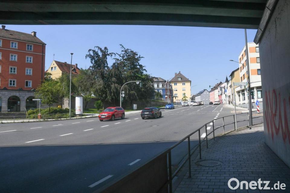Weiden im Jahr 1958 Unterführung ChristianSeltmannStraße