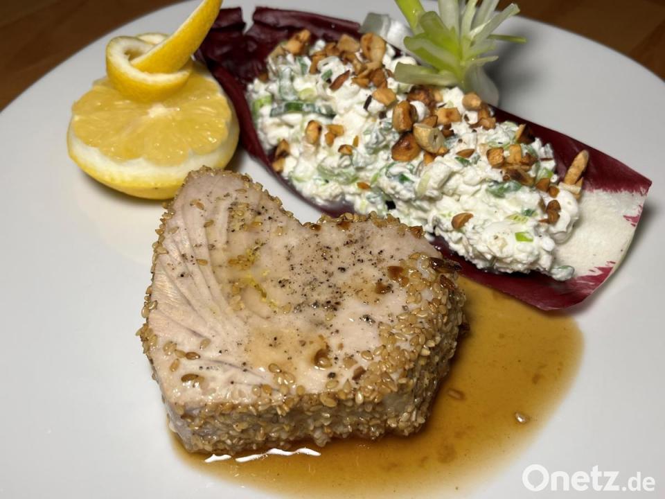 Thunfischsteaks mit gefülltem Radicchio | Onetz Thunfischsteaks mit gefülltem Radicchio | Onetz