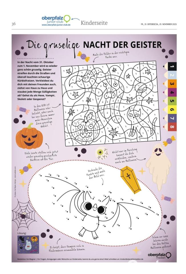 Mal- und Rätselspaß | Onetz