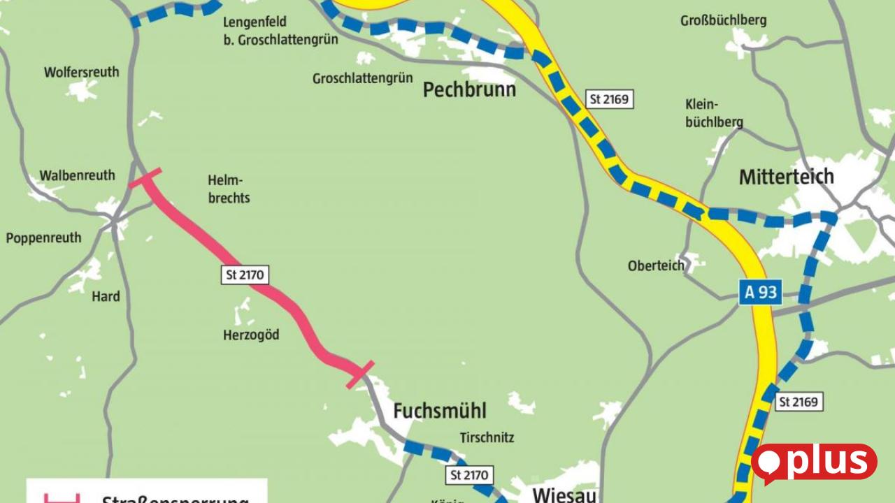 Autofahrer aufgepasst staatsstra e 2170 zwischen waldershof und