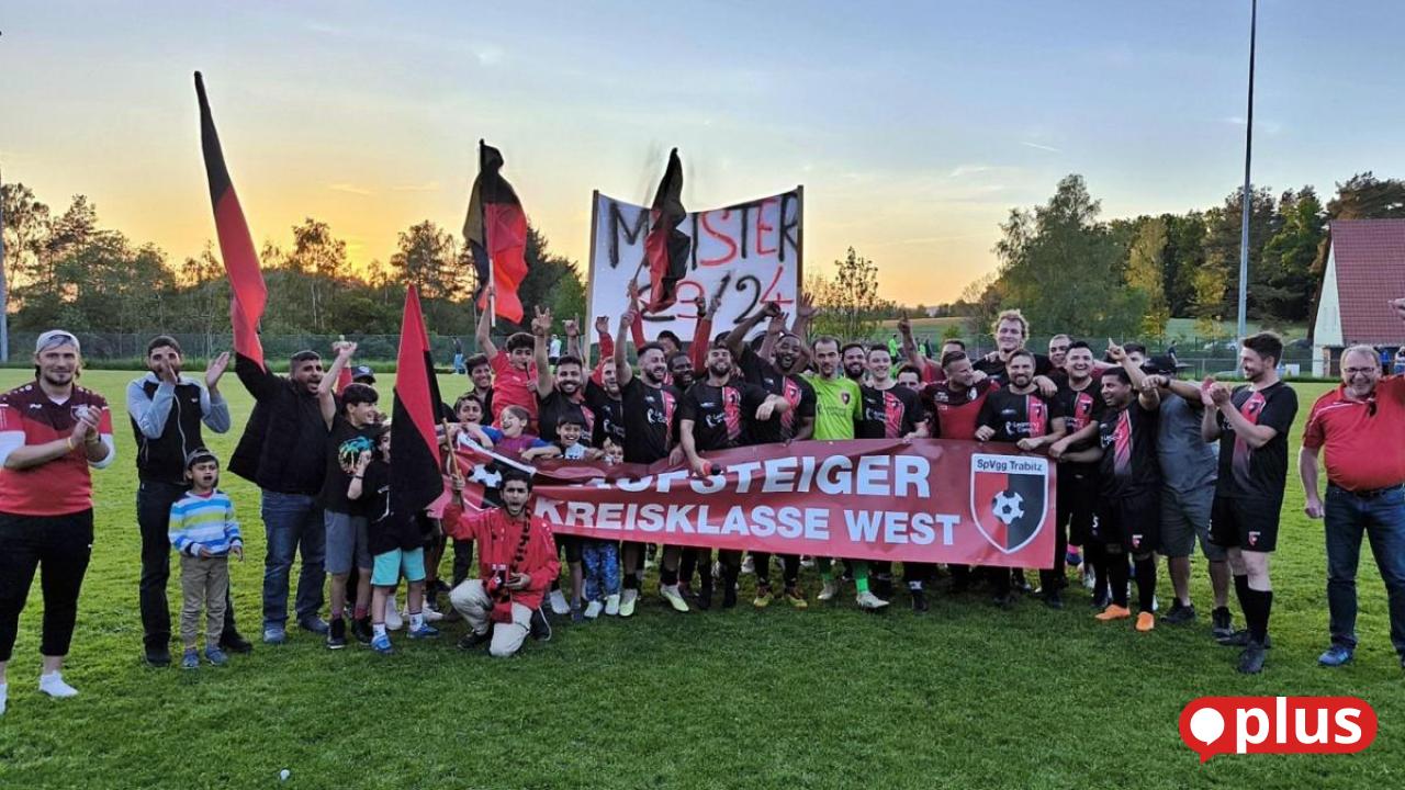 SpVgg Trabitz celebrates the A-Class championship