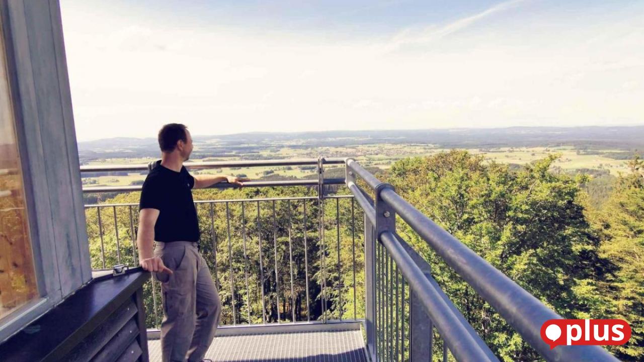 Observation tower in Eslarn has been offering limitless all-round views ...