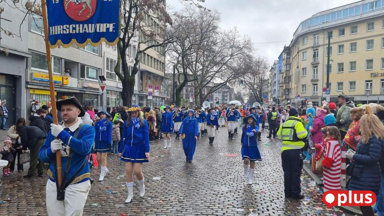 Hirschauer Musikzug mittendrin im Düsseldorfer Jecken-Karneval