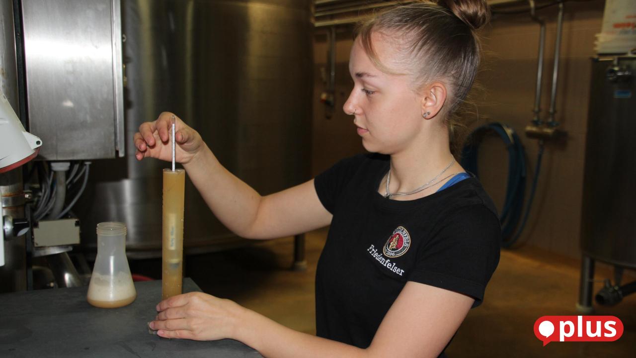 Sofia Schiedeck, a young brewer from Konnersreuth, is enthusiastic about ...