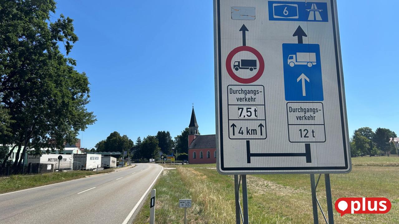 Waidhauser genervt vom Lkw-Verkehr durch den Grenzort