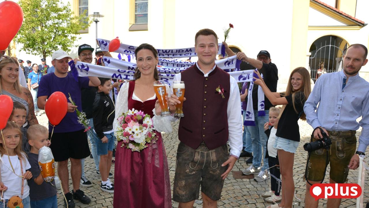 The sky shone brightly for Annalena and Johannes Schneider