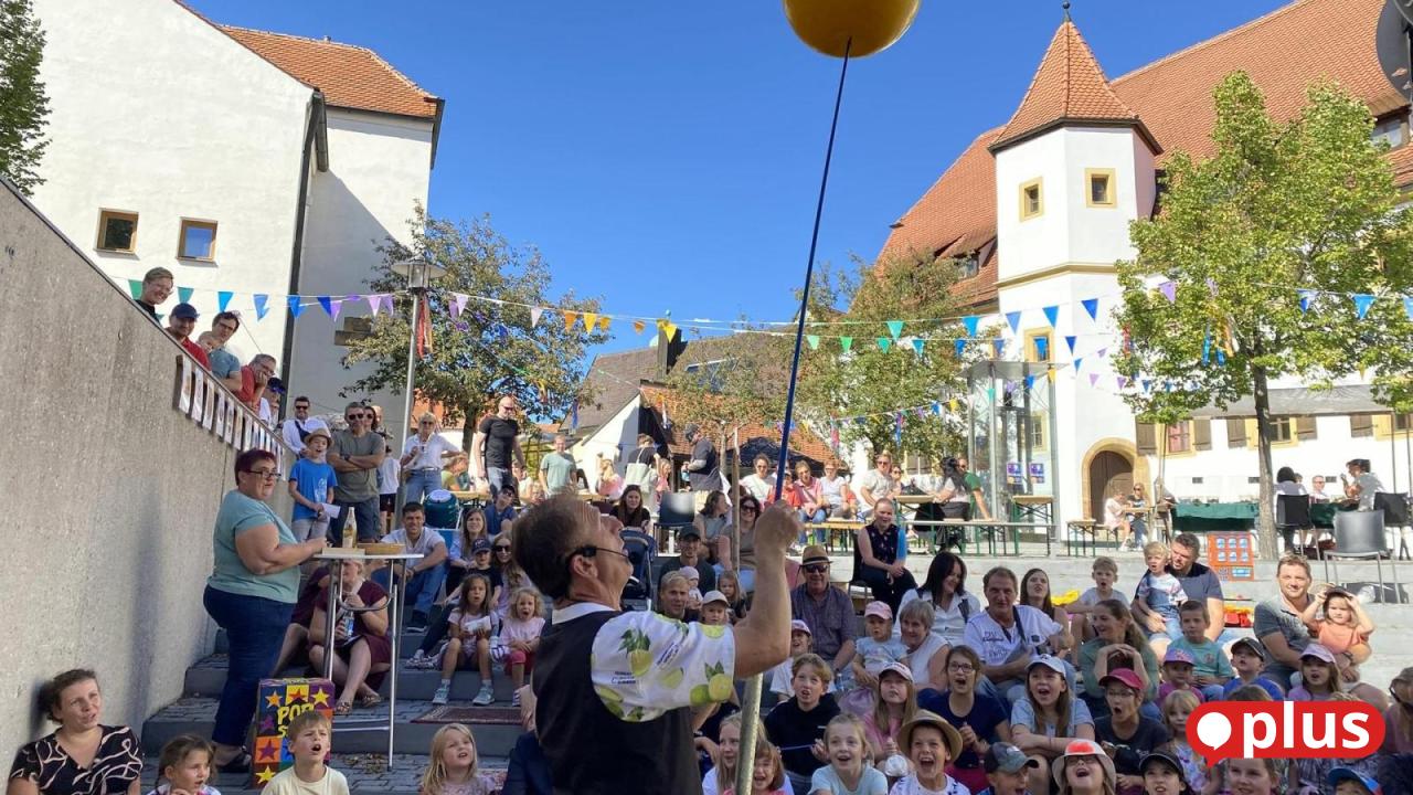 So war das Mini-Bürger-Fest in Nabburg: Spaß und Geschick für die ganze Familie