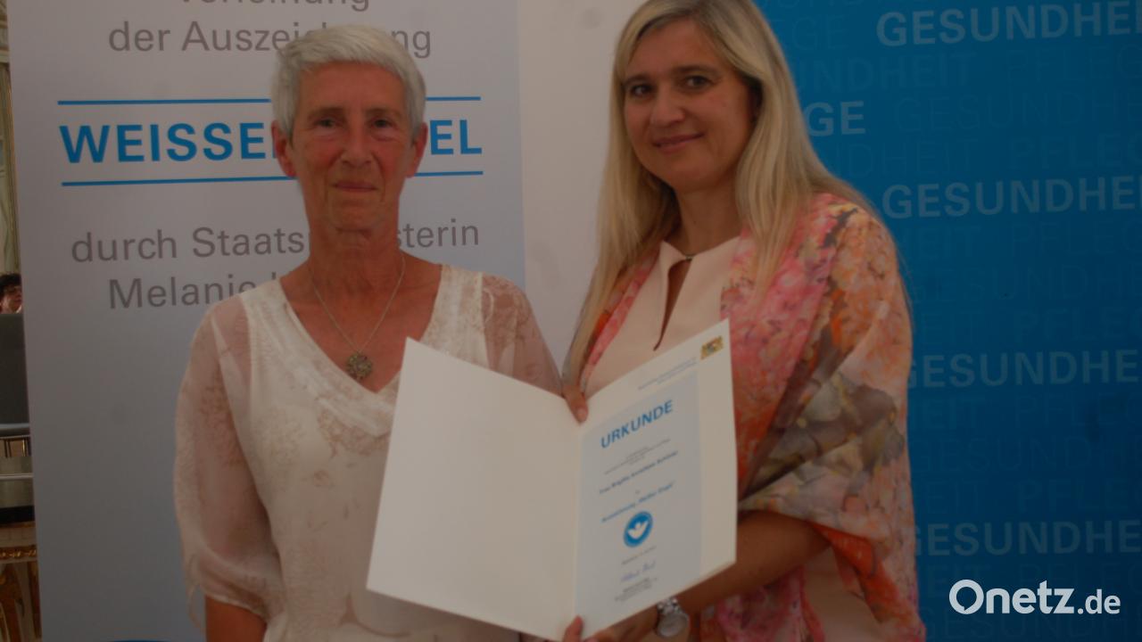 "Weißer Engel" für Brigitte Schöner