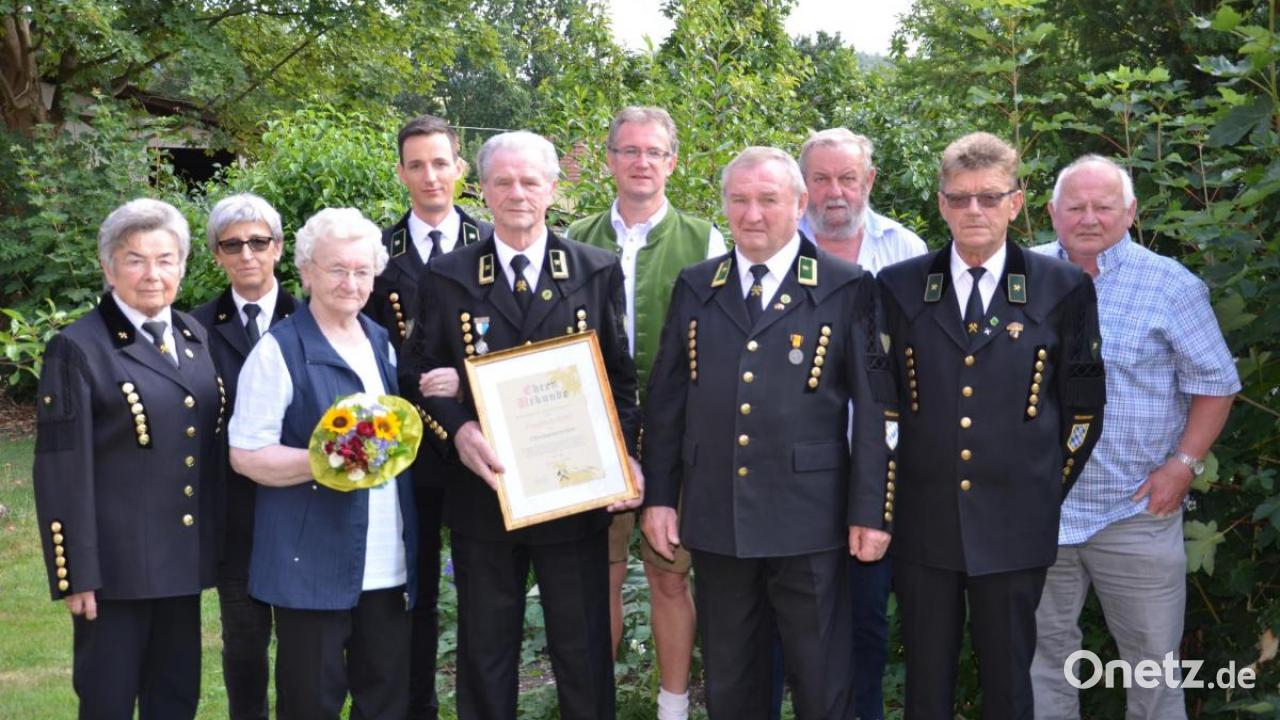 Fritz Held ist Ehrenvorsitzender der Bergknappen