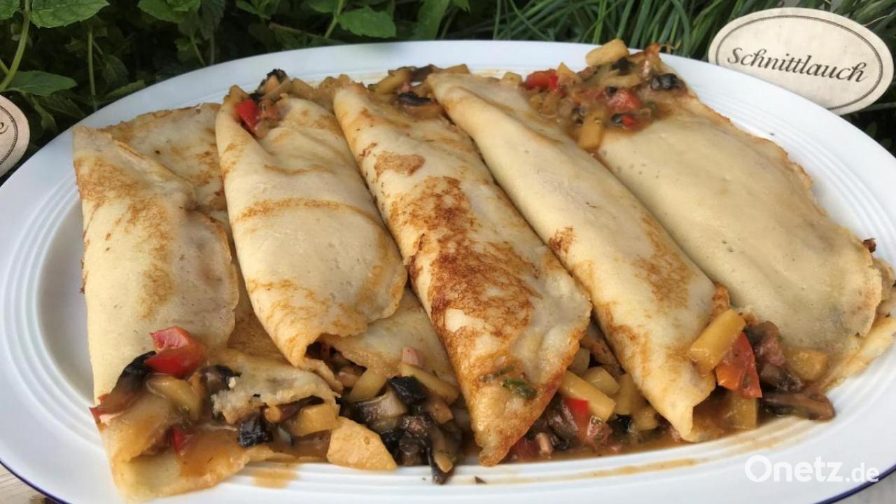 Herzhaft-süße Crêpes aus dem Ofen | Onetz