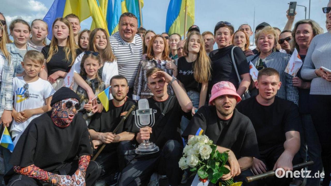 ESCSieger Kalush Orchestra zurück in der Ukraine