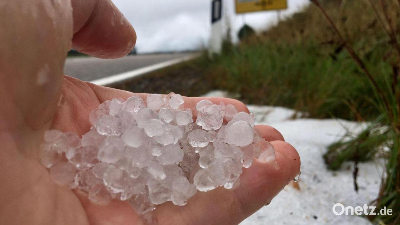 Unwetter in AmbergSulzbach Feuerwehren sechs Mal im Einsatz
