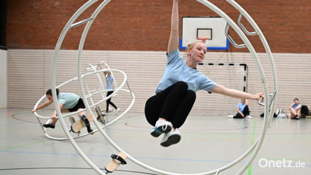 Schwerelos im Stahlreifen: 100 Jahre Rhönrad