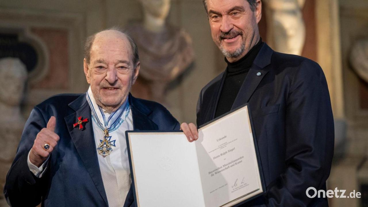 Ralph Siegel und Ulrich Walter mit Maximiliansorden geehrt