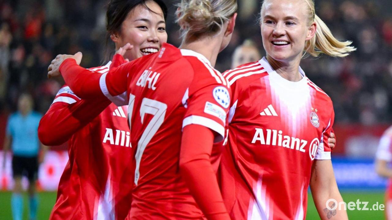 Bayern-Fußballerinnen feiern klaren Sieg in Frankfurt