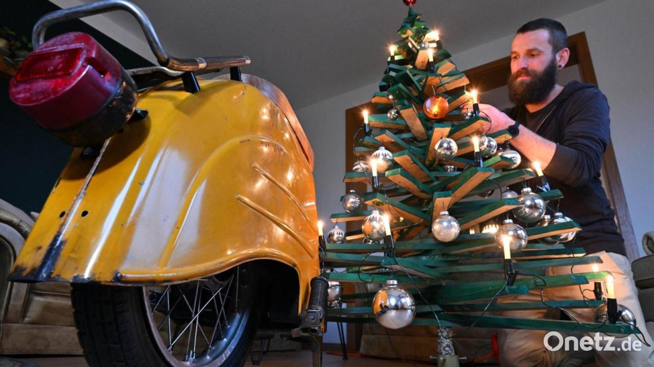 Verkaufshit: Weihnachtskugeln aus Simson-Blinkern