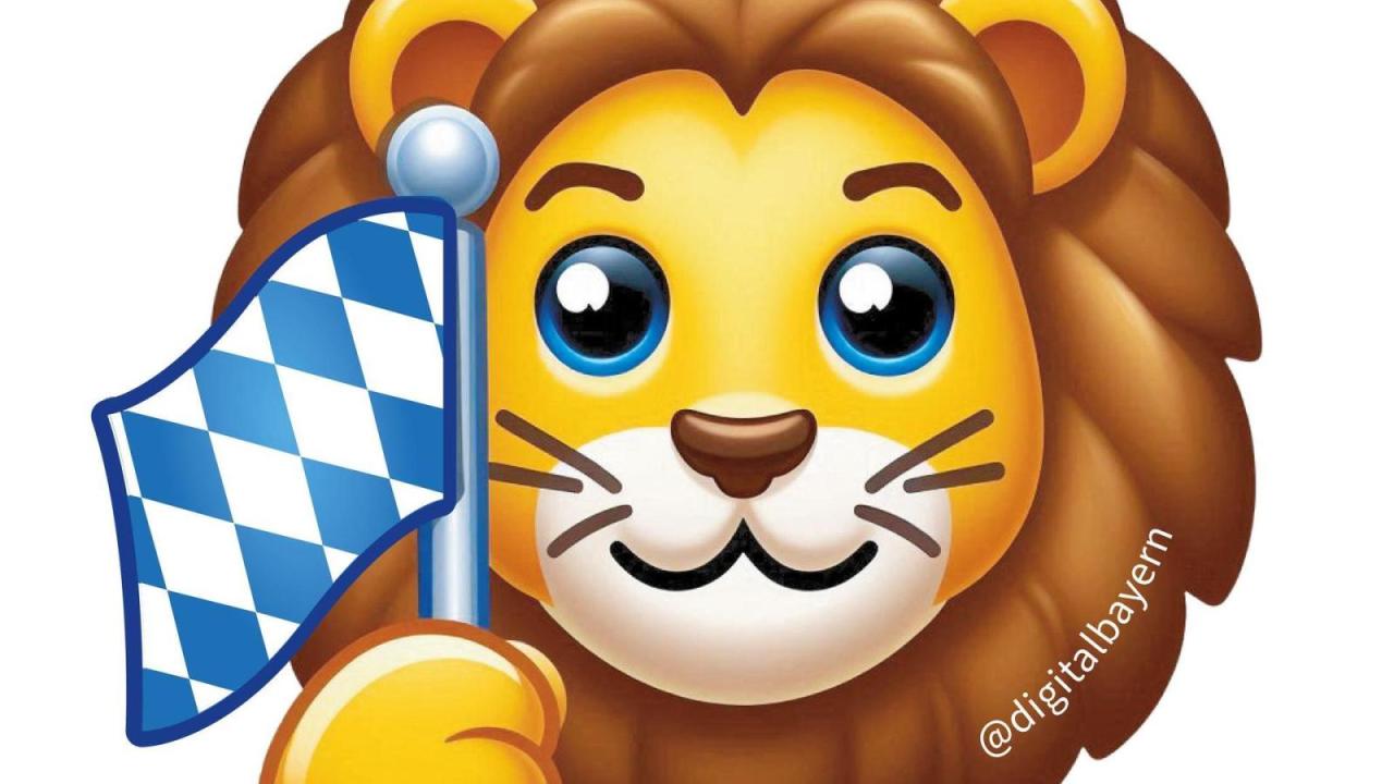Bayerischer Löwe wird kein Emoji