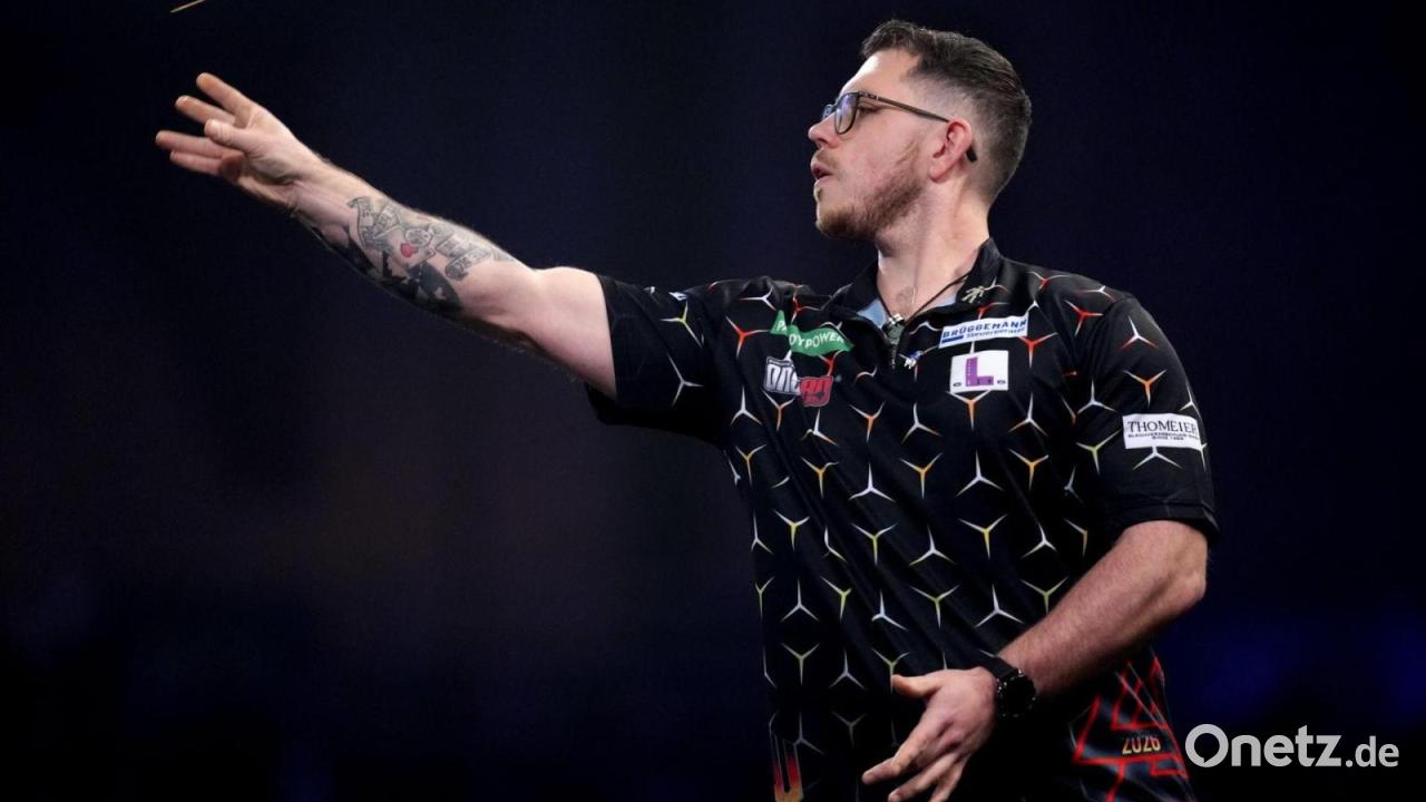 Deutscher Darts-Profi Wenig verliert bei WM-Debüt