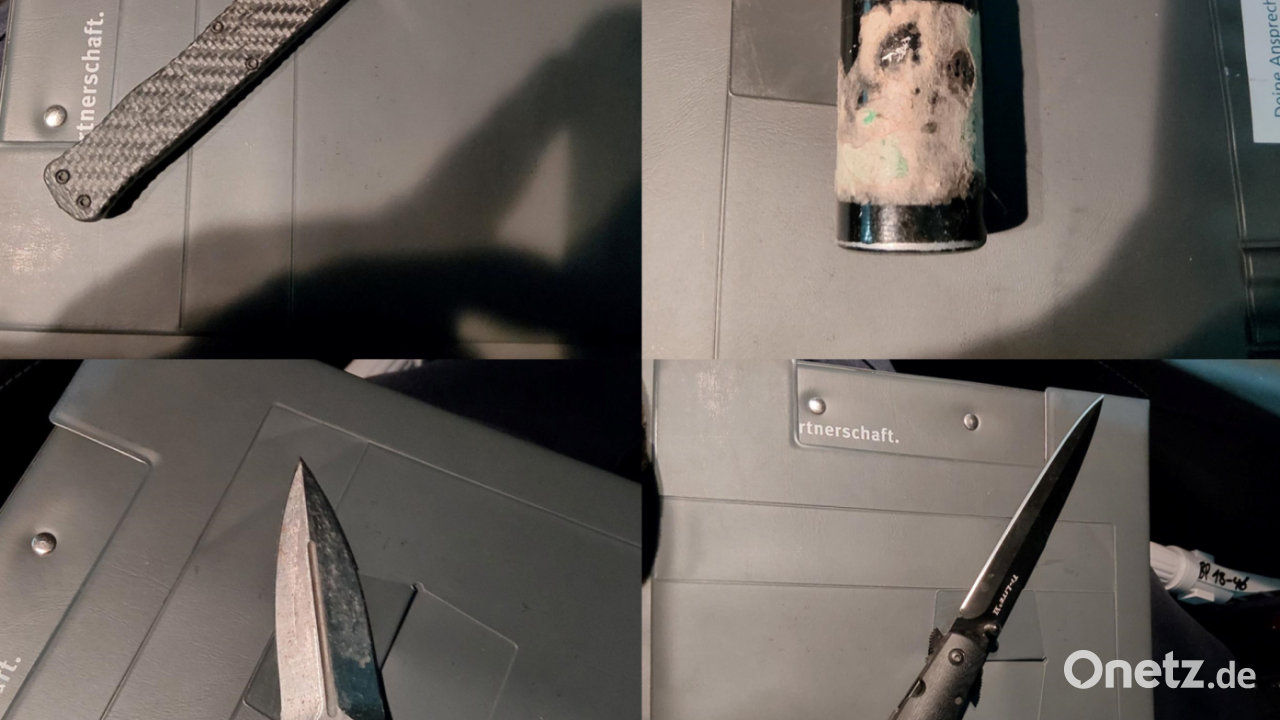 Verbotene-Waffen-bei-Grenzkontrollen-auf-A-6-entdeckt