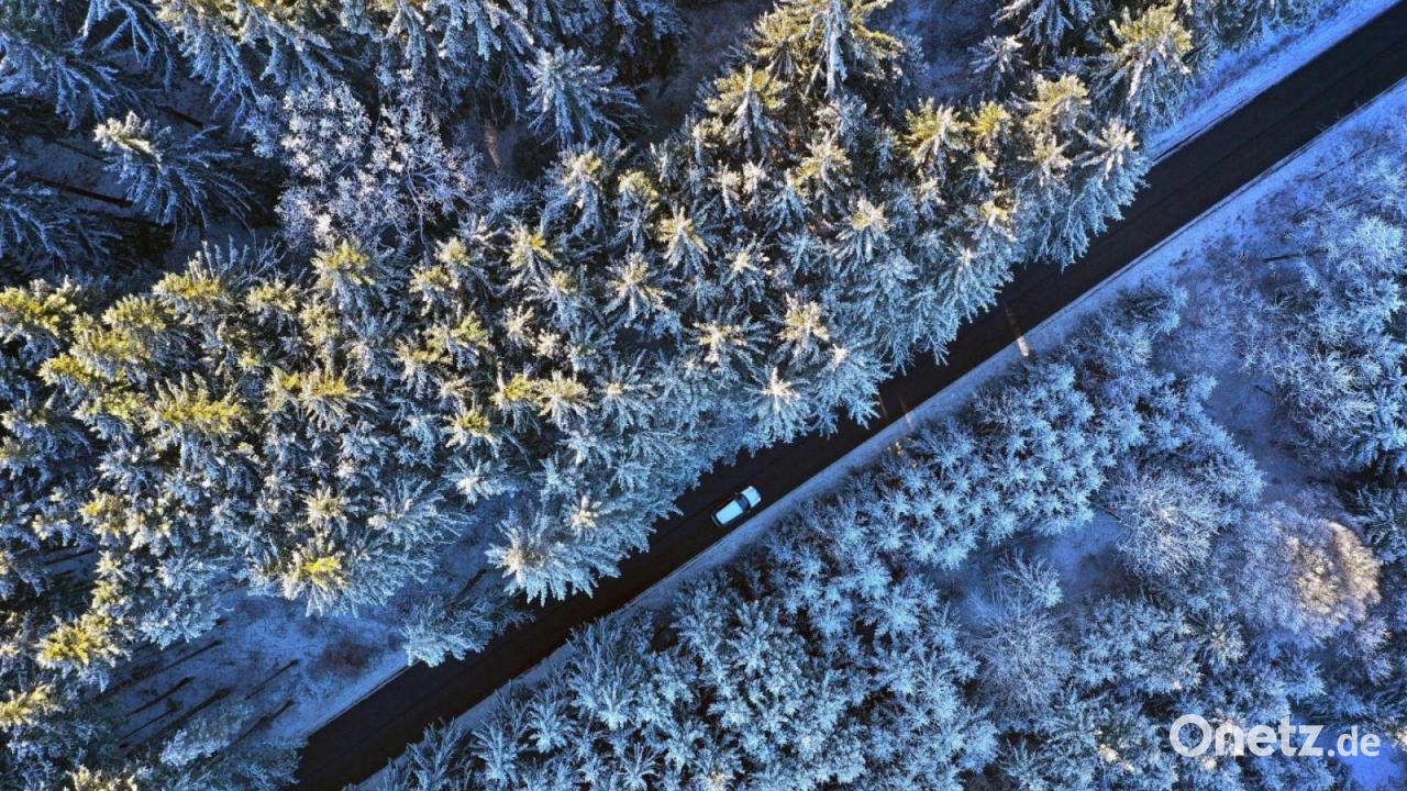 Dezember endet frostig - Eisflächen nicht betreten