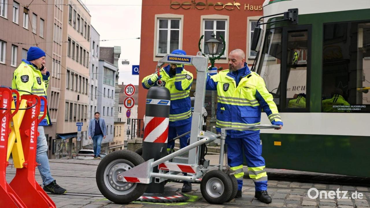 Weihnachtsmarkt-Poller in Augsburg kommen auf den Prüfstand