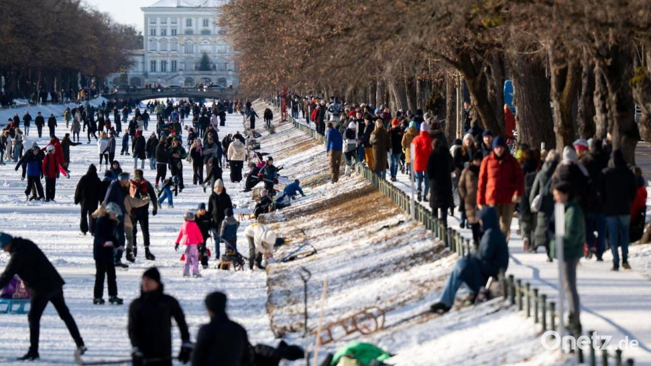 Weiter eisig kaltes Winterwetter in Bayern