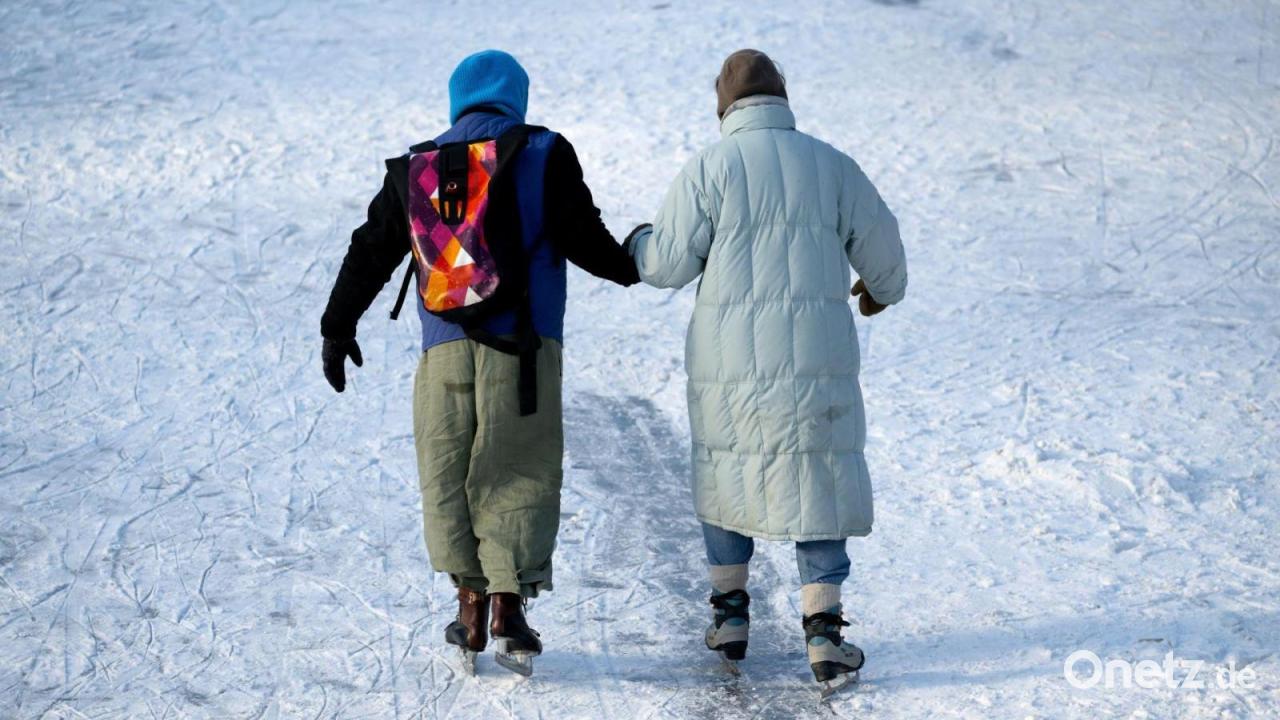 Kalte Polarluft lässt Bayern weiter bibbern - und schlittern