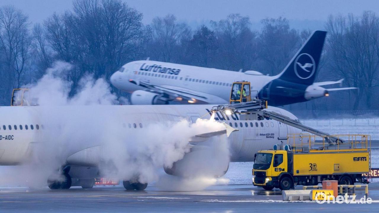 Flüge an bayerischen Flughäfen wetterbedingt annulliert