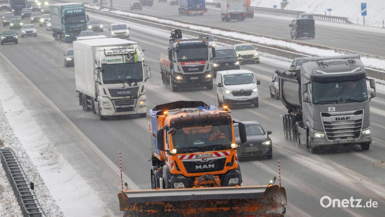 „Gunda“ bringt Glatteis, gestrichene Flüge, Schulausfall