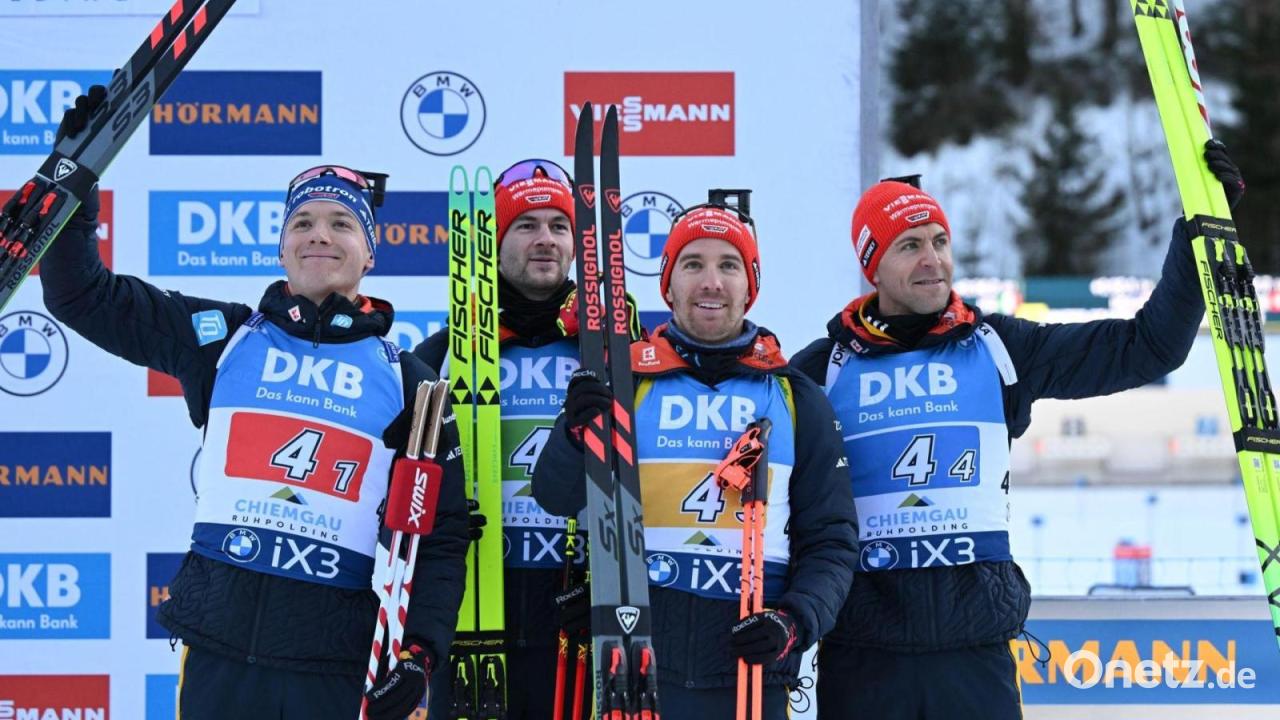 Generalprobe geglückt: Biathleten zurück auf dem Podest