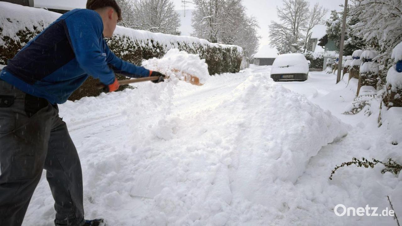 Zu viel Schnee - keine Müllabfuhr in Teilen Frankens