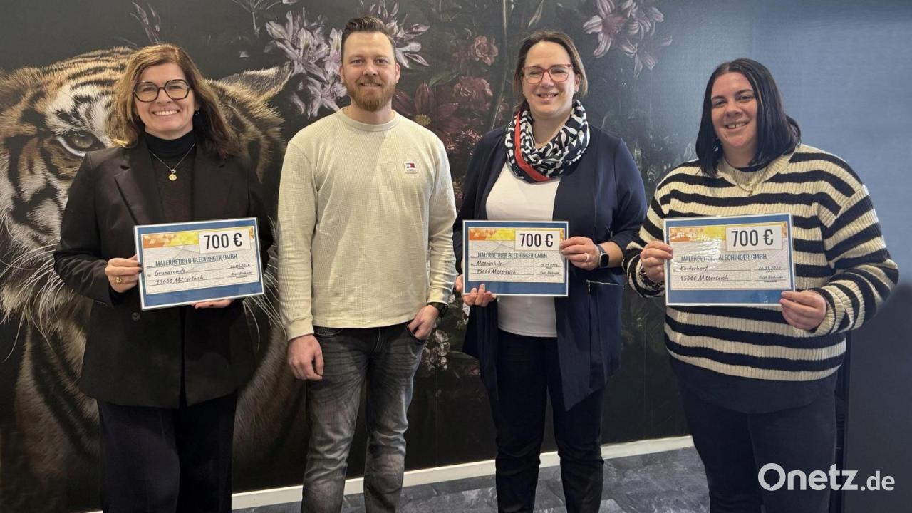 Malerbetrieb-Blechinger-spendet-2-100-Euro-an-Mitterteicher-Einrichtungen