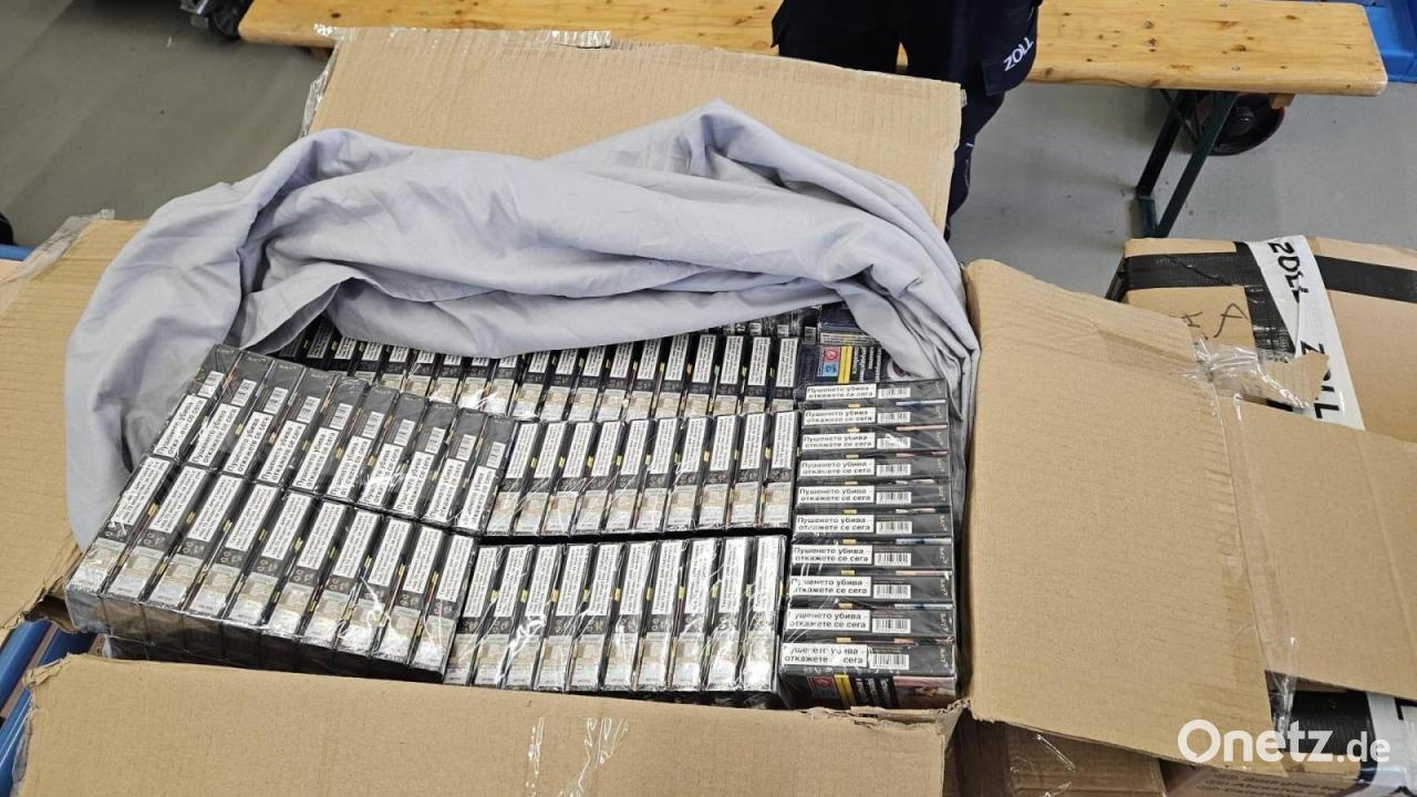 19.860 Zigaretten bei Kontrolle auf A 6 sichergestellt