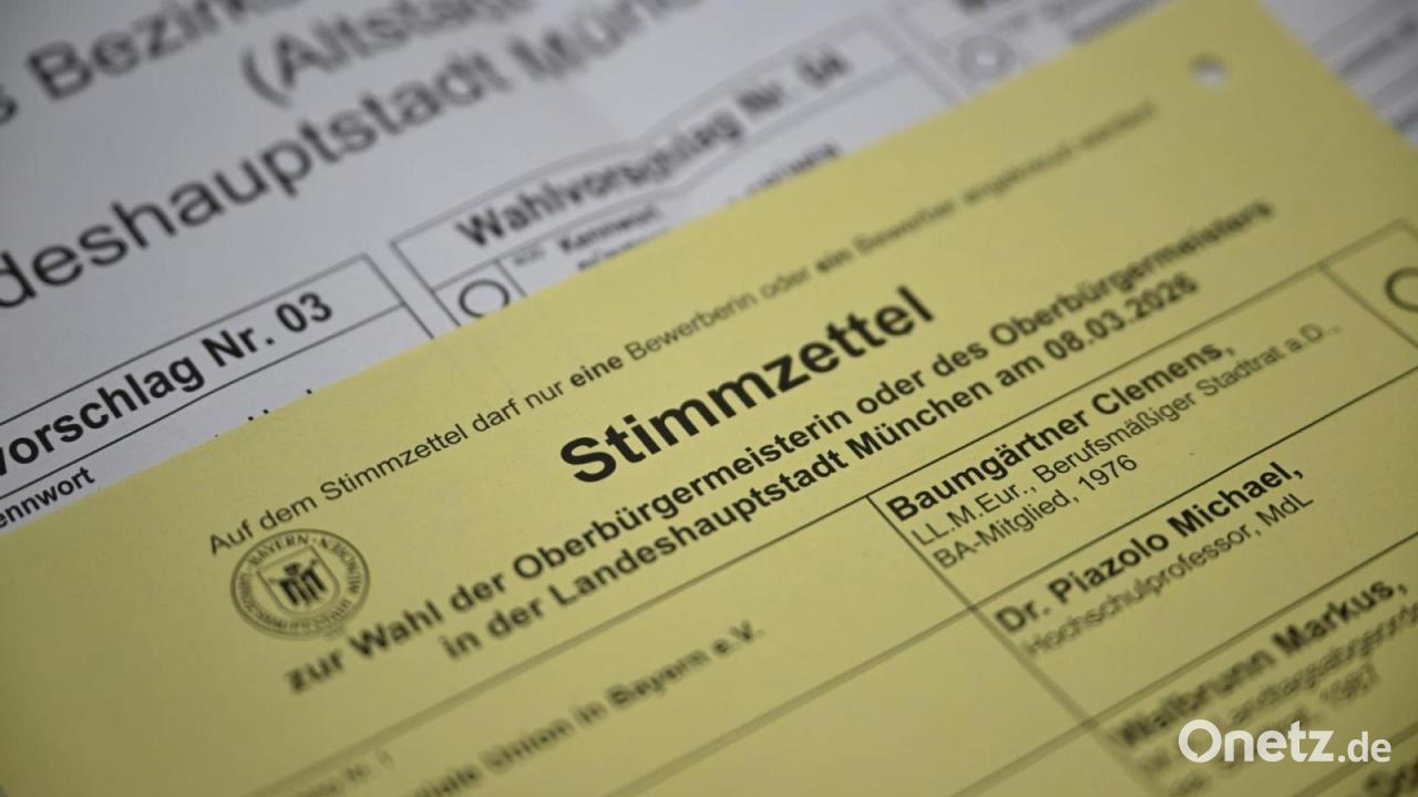 Fehlerhafte Stimmzettel in Weiden – Briefwahl bleibt gültig