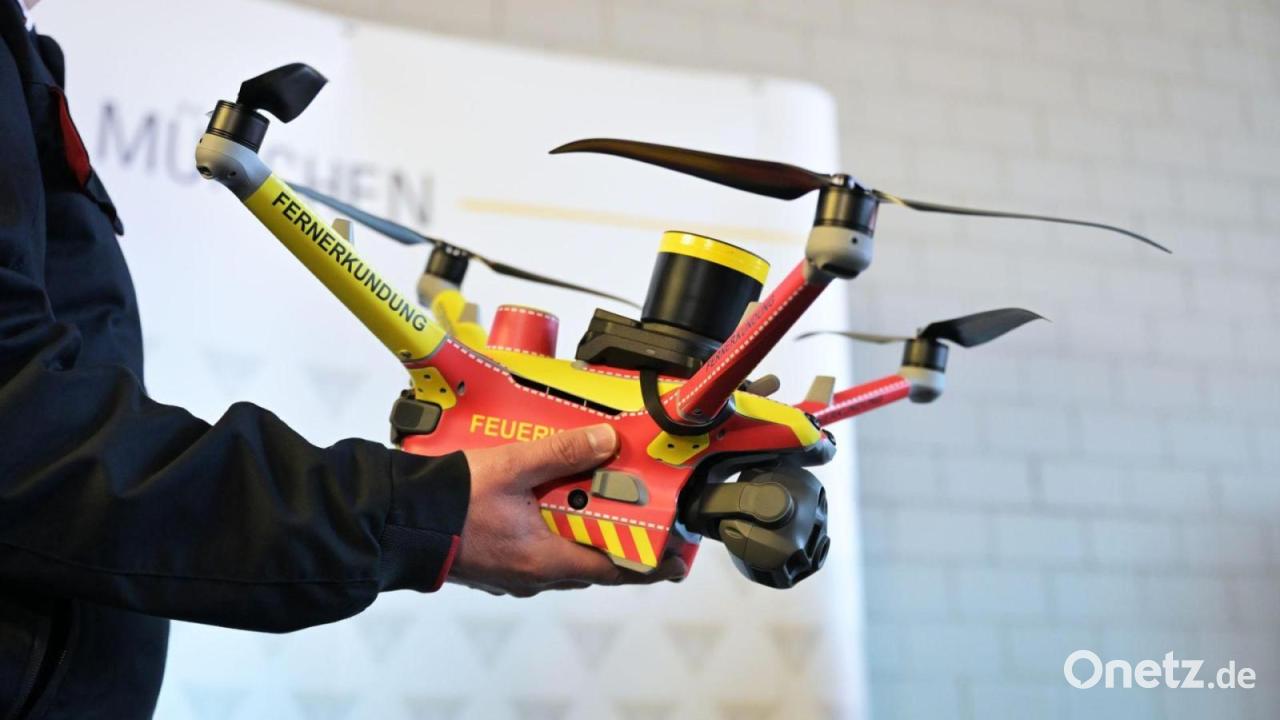 Erfolgreicher Test: Feuerwehr München setzt mehr Drohnen ein
