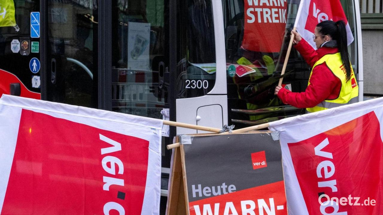 Warnstreik im Nahverkehr in Augsburg nach Ostern
