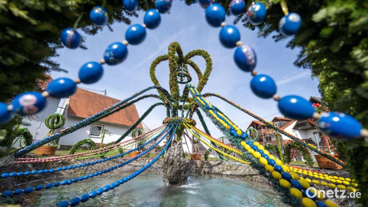 Warum zu Ostern die Brunnen geschmückt sind