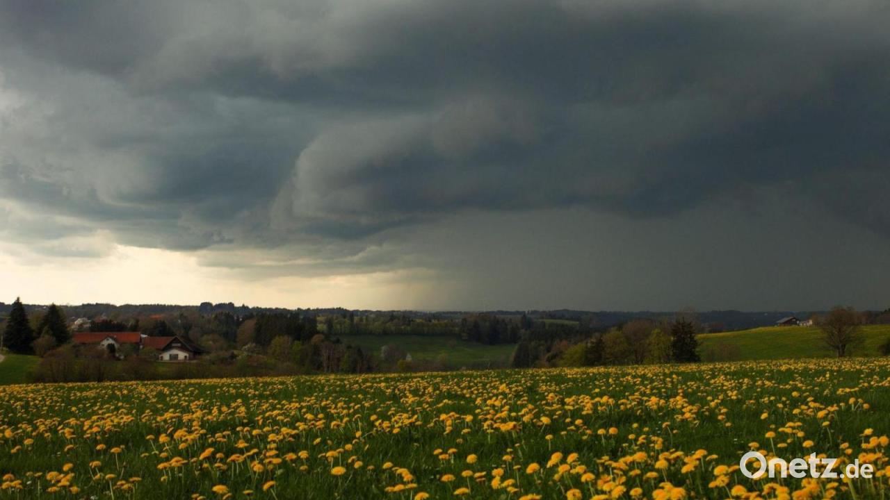 Regenschauer und Gewitter beenden die Sonnenphase in Bayern