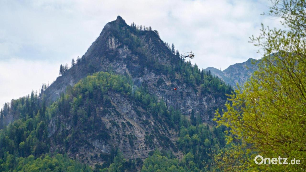 Noch Glutnester in Chiemgauer Alpen – Waldbrandgefahr steigt