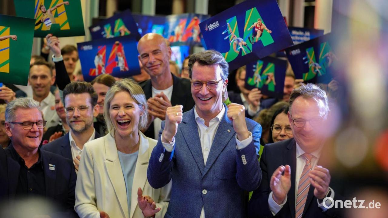 Instagram-Aktion: Wüst, Söder und Wegner werben für Olympia