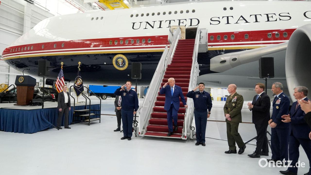 Bald Air Force One: Trump schwärmt von Jumbojet aus Katar