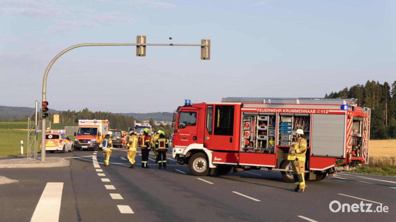 Serious accident on B 299 near Krummennaab with two injured