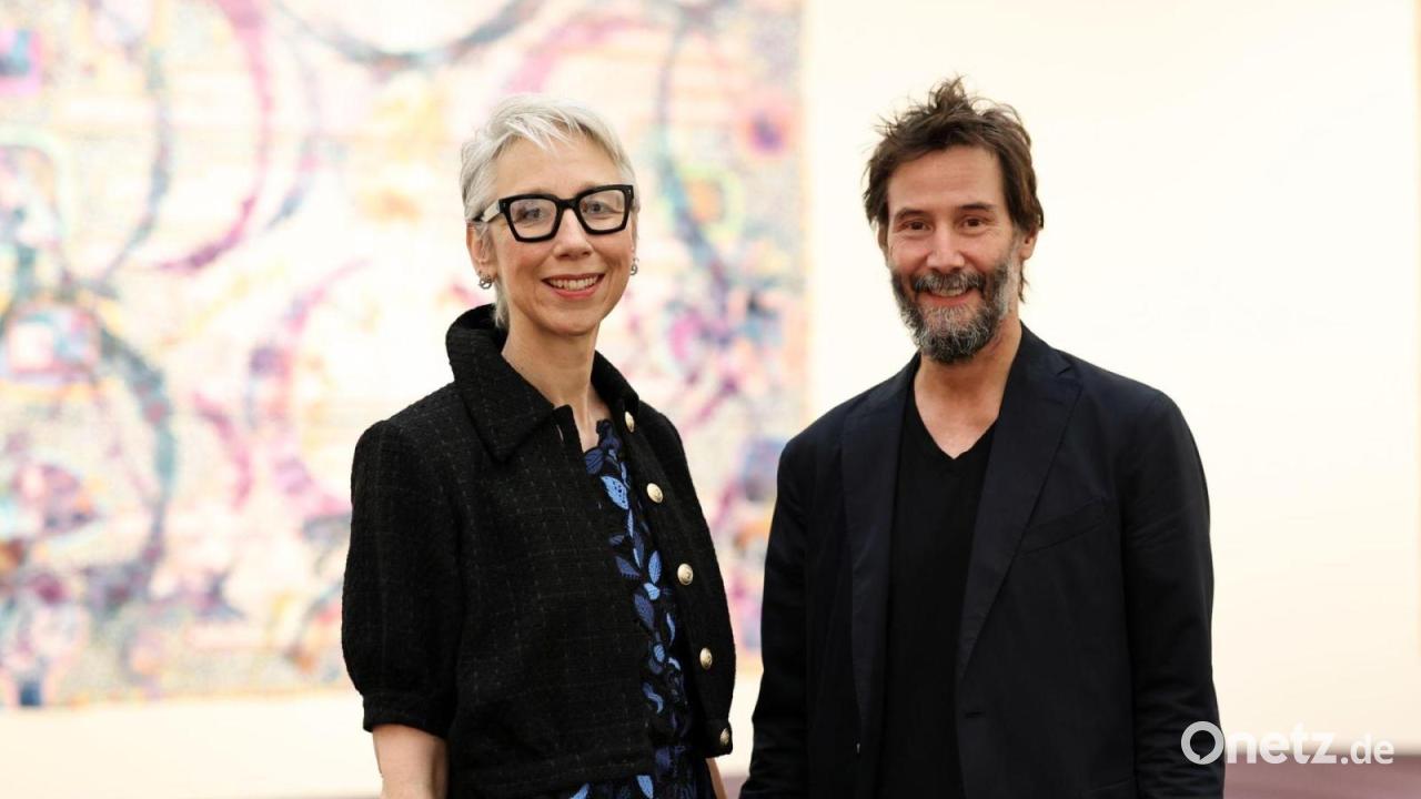 Keanu Reeves bei Ausstellungseröffnung in Nürnberg