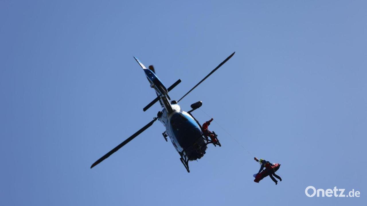 Schwer verletzter Wanderer zwischen zwei Gewittern gerettet