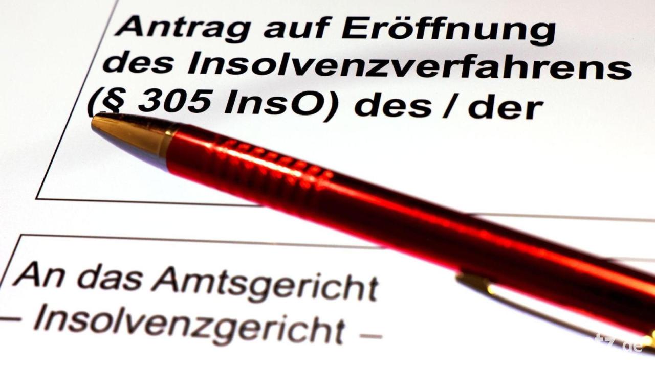 Etwas weniger Insolvenzen in Bayern