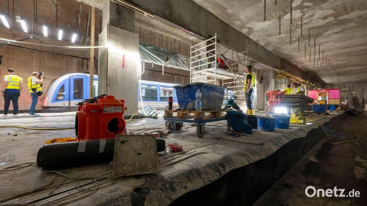 Bauarbeiten bei Münchner U-Bahn werden zur Wiesn ausgesetzt